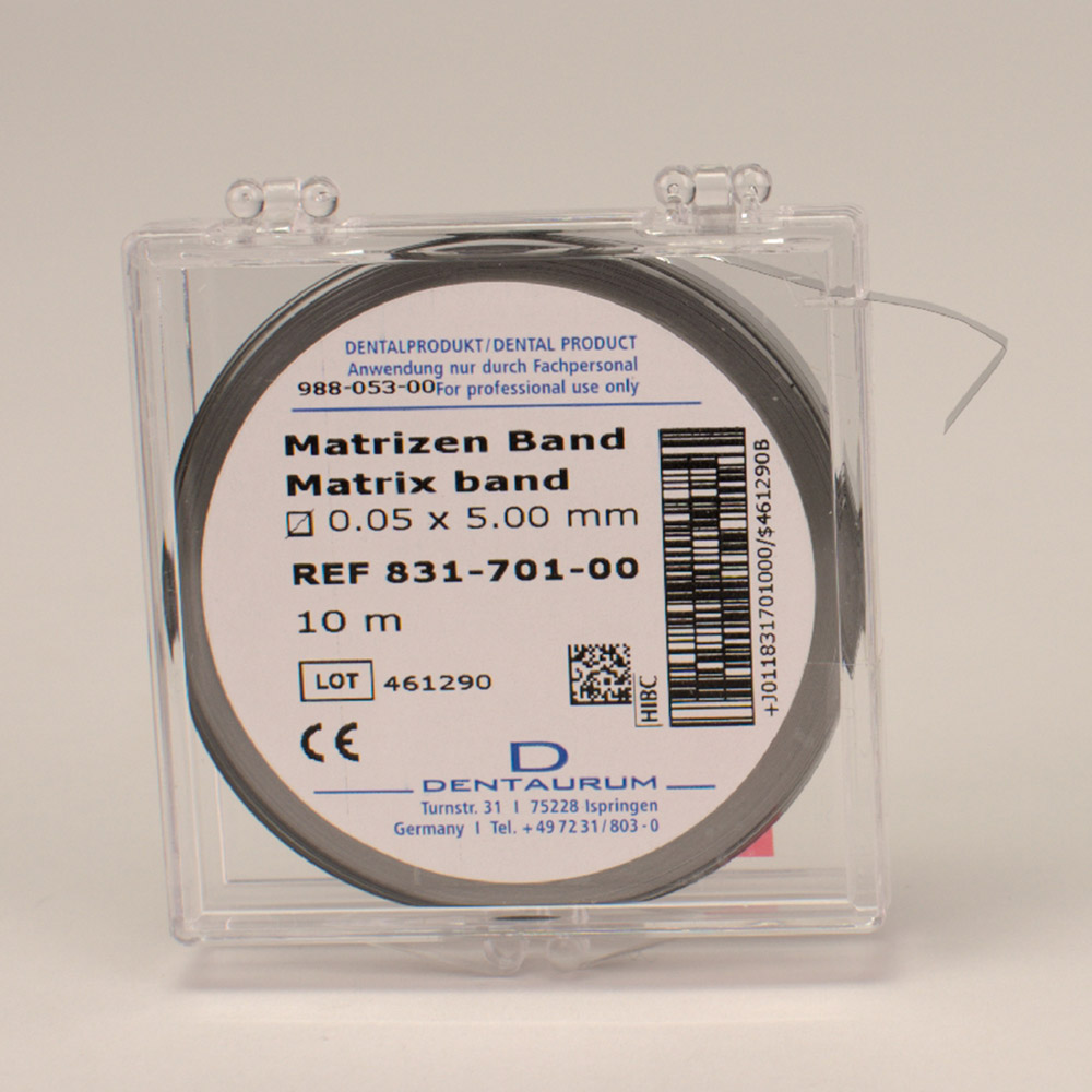 Matrizenband 0,05 X 5,0 mm 10m
