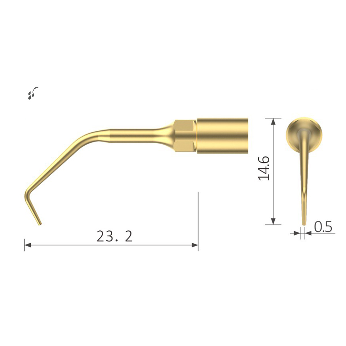 Xpedent Ultraschallspitze UE2 Endo (passend für den Einsatz mit MECTRON® Geräten)