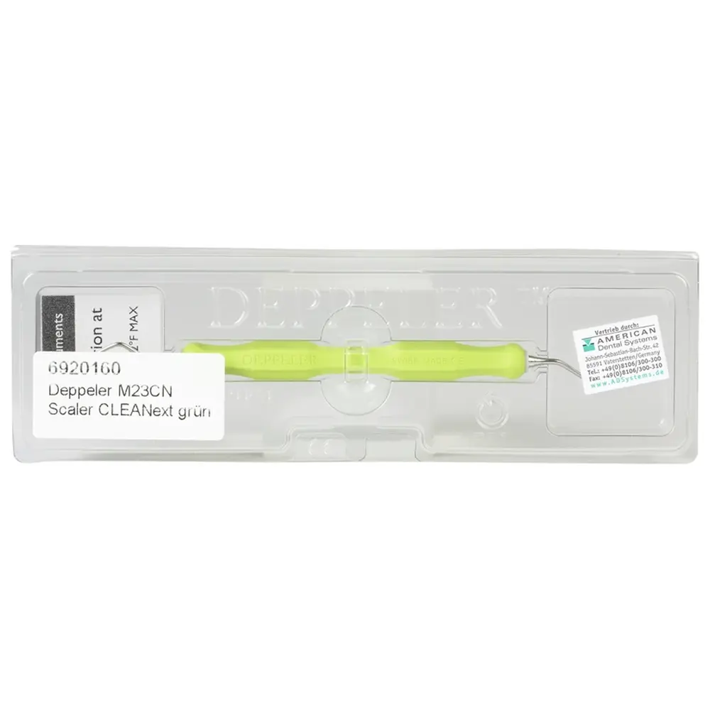 68935_DEPPELER_Scaler_M23__Stueck_M23_mit_CN_Griff_gruen American Dental DEPPELER Scaler M23™ - Stück M23 mit CN Griff grün