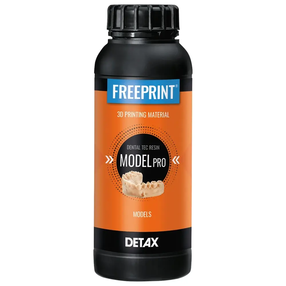 DETAX FREEPRINT® model pro - Flasche 1 kg Kunststoff 385 nm, caramel