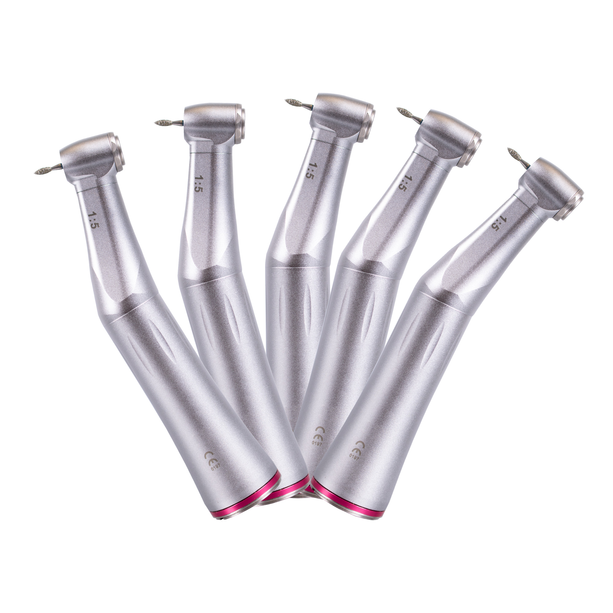 Rotes Winkelstück 1:5, mit Licht und Wasser 4+1 Set Rotes Winkelstück 1:5, mit Licht und Wasser 4+1 Set