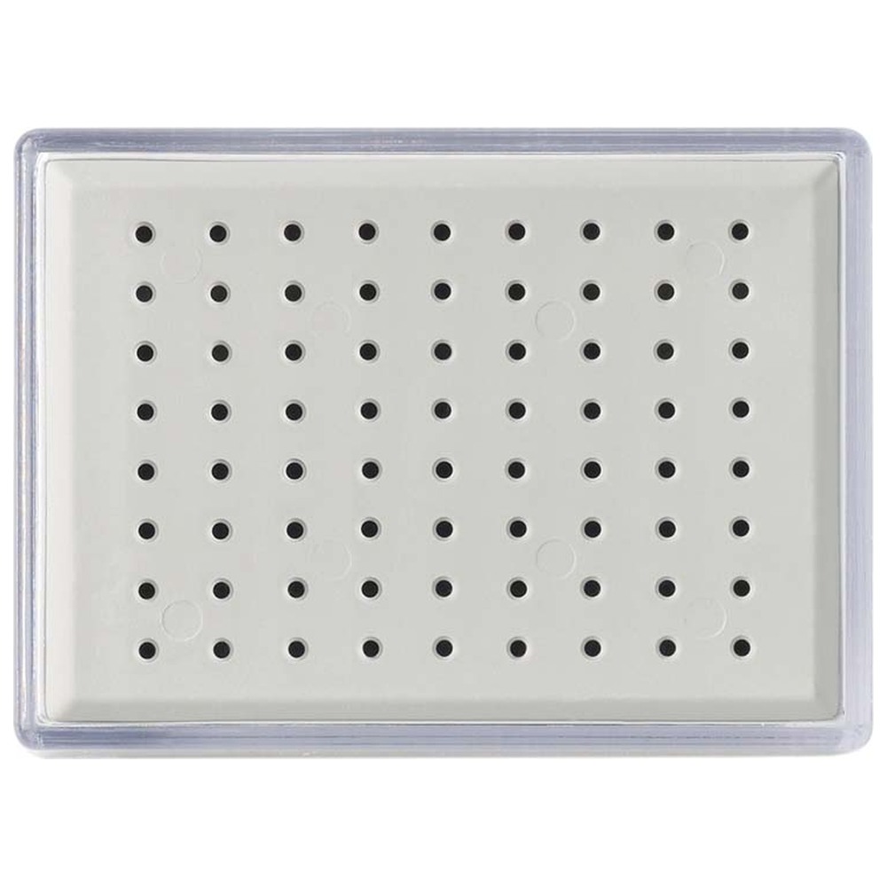 Euronda Bohrerständer - Stück für 72 FG Instrumente, 87 x 64 x 35 mm