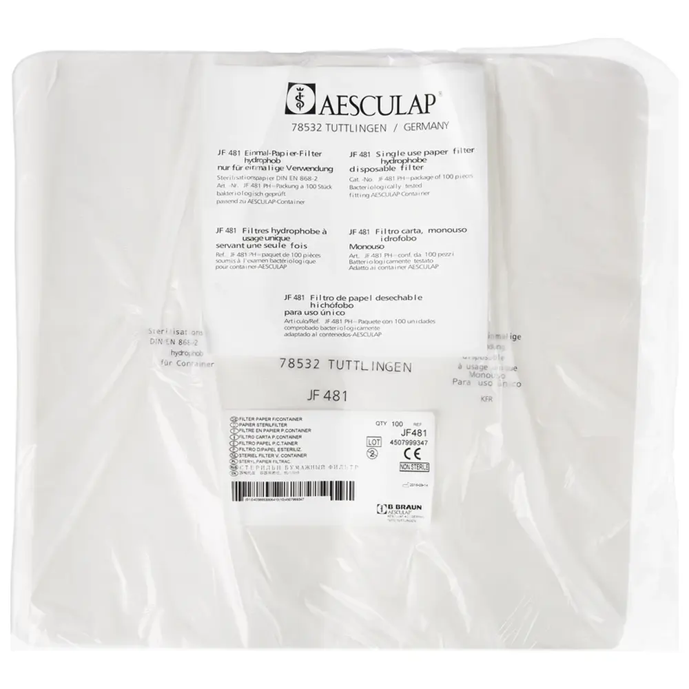 Aesculap Papierfilter - Packung 100 Stück, JF481
