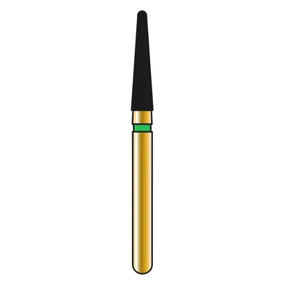 COLTENE DIATECH Diamanten G856 - Packung 5 Stück grün grob (C), FG, Figur 198 Konus rund, 8 mm, ISO 018