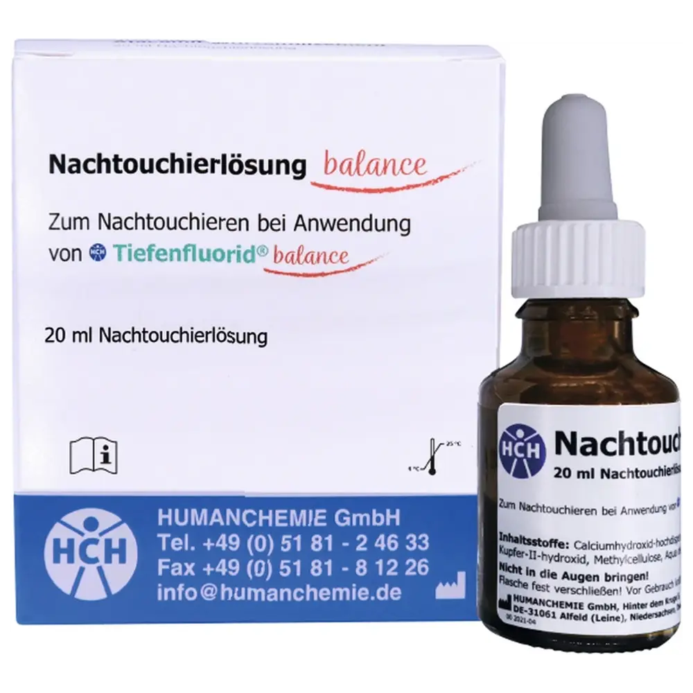 HUMANCHEMIE Nachtouchierlösung balance - Flasche 20 ml Nachtouchierlösung