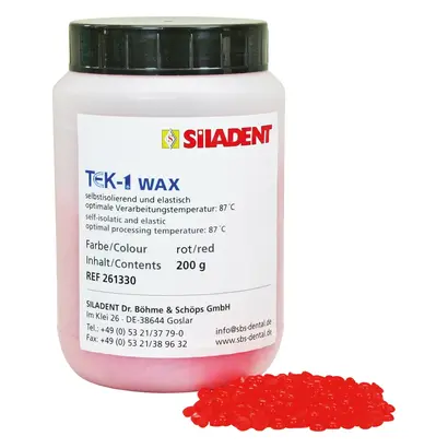 SILADENT TEK-1 WAX - Dose 200 g Tauchwachs