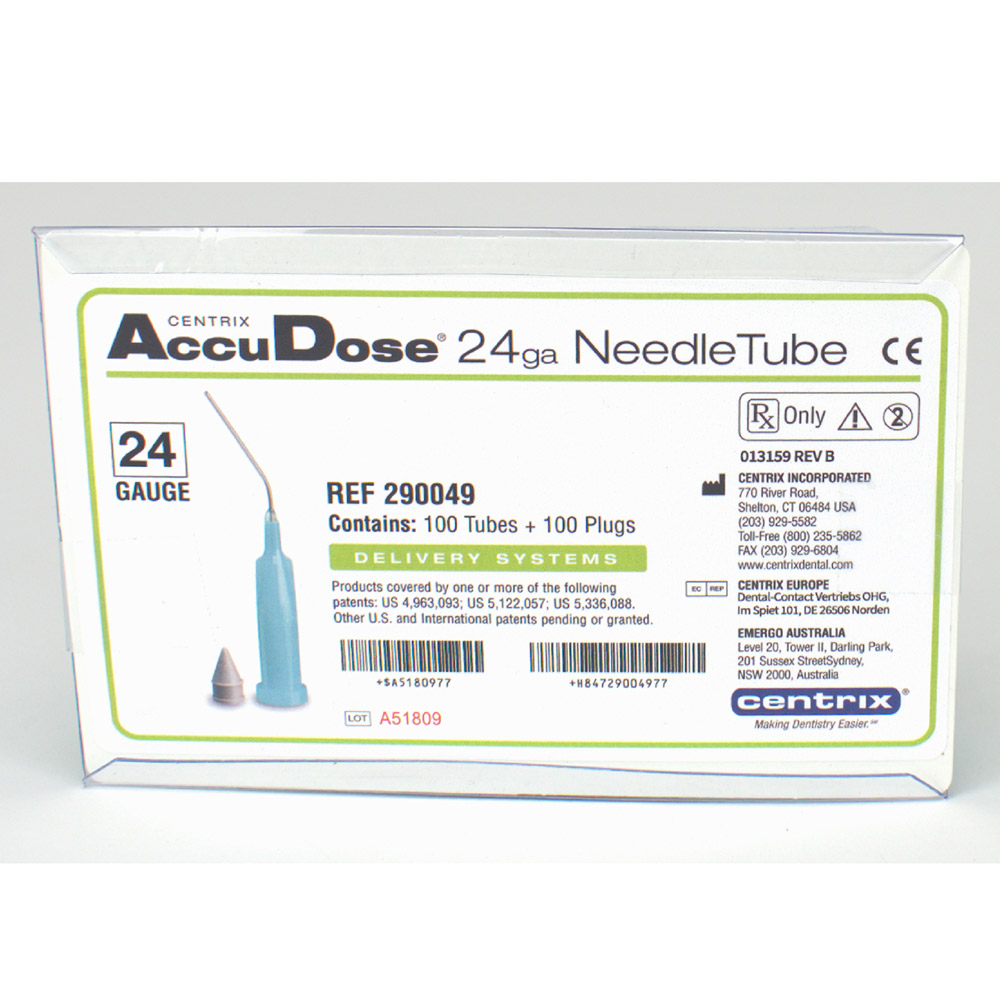 AccuDose Needle Tube 24ga 100St