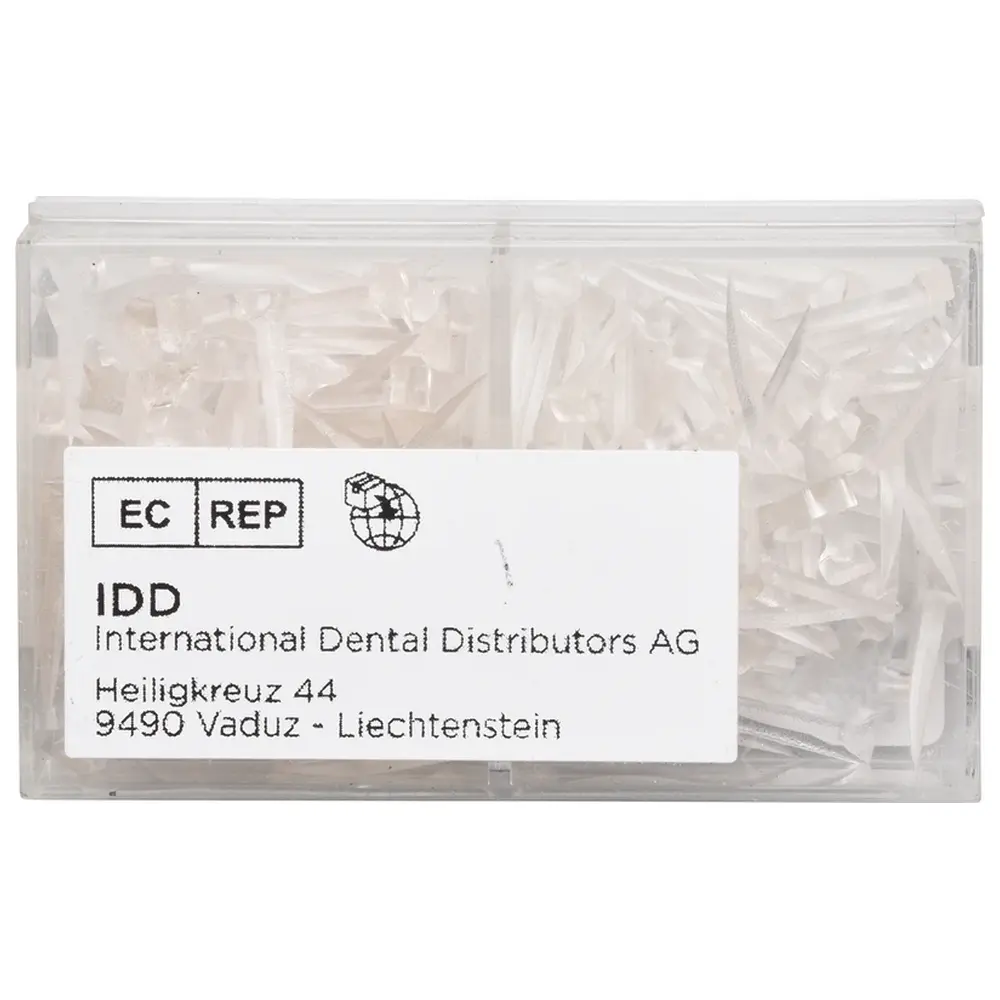 Polydentia SA Transparente Keile - Packung 200 Stück sortiert