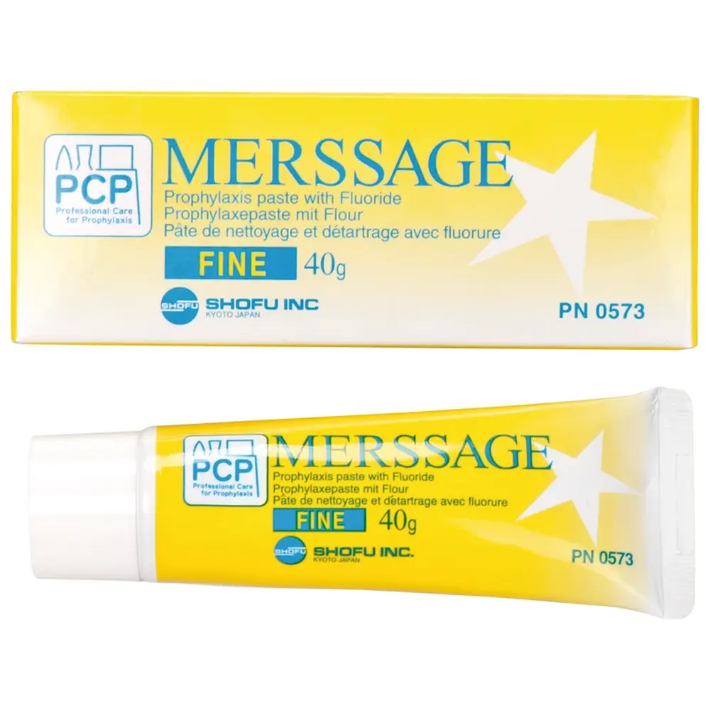 SHOFU MERSSAGE - Tube 40 g Zitrone, mit Fluorid