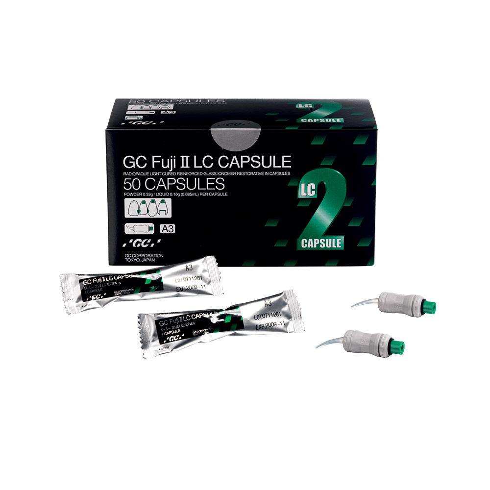 GX88135_Fuji_II_LC_Kapseln_A2_50St Fuji II LC Kapseln A2 50St