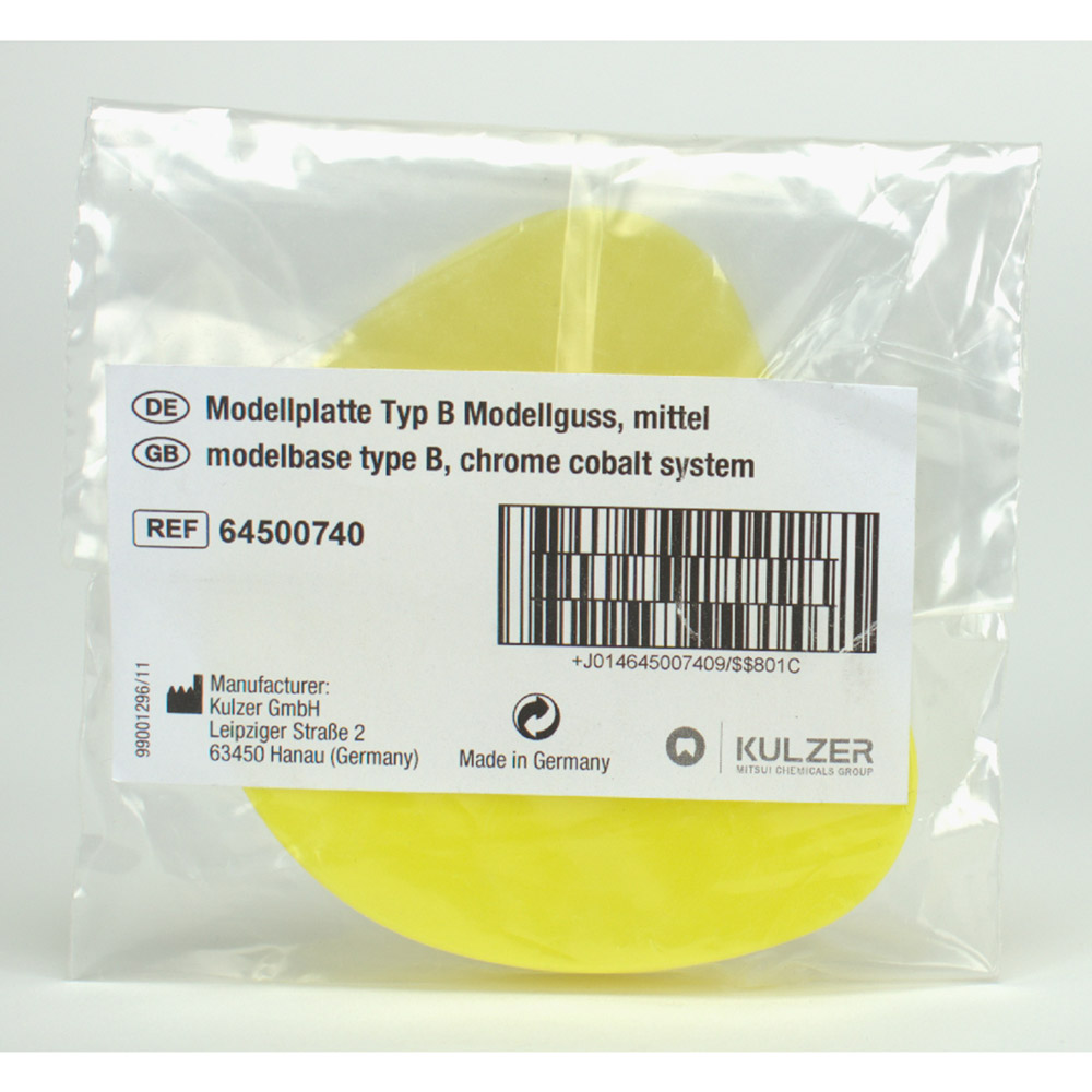 Dublierküvette Typ B Modellplatte St