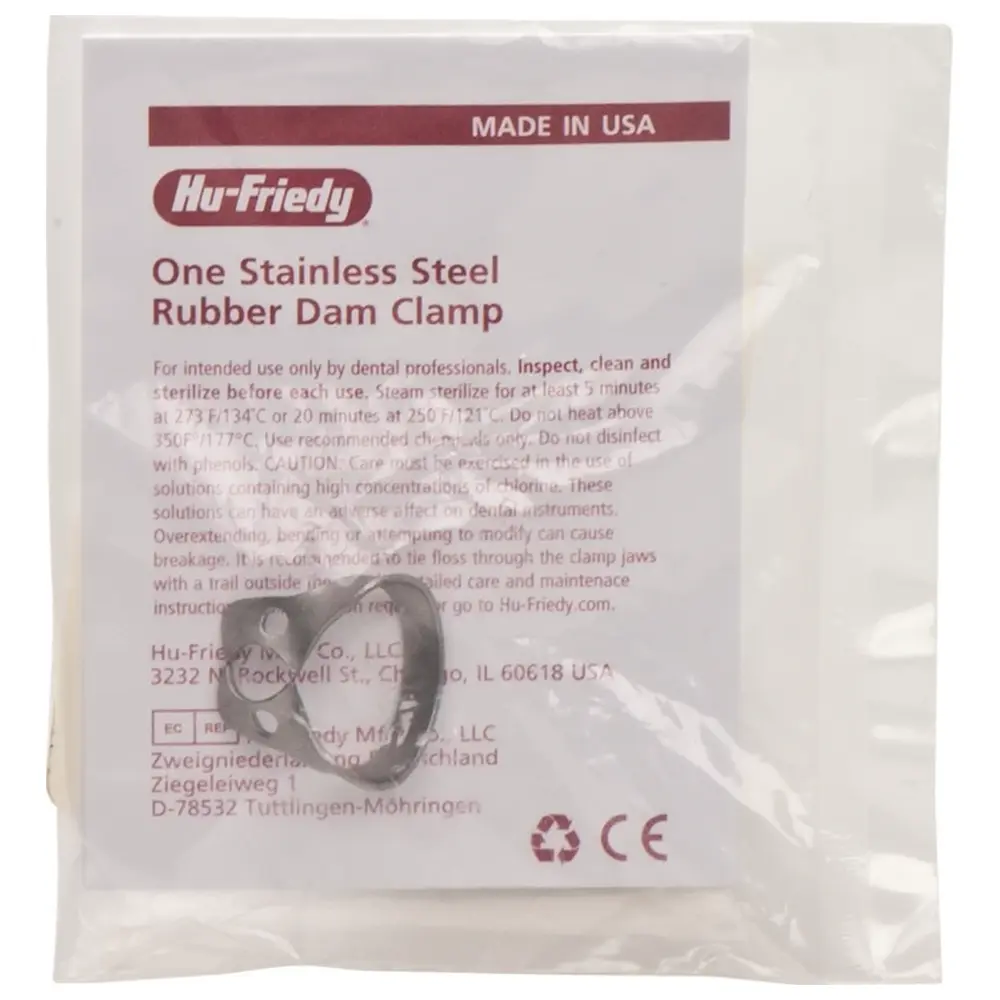 Hu-Friedy Kofferdam-Klammern - Stück Prämolaren 27N RDCM27N