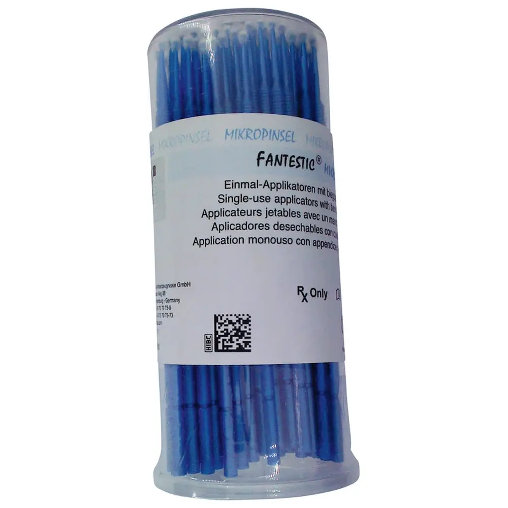 R-Dental FANTESTIC® MIKROPINSEL - Spenderbox 100 Stück blau