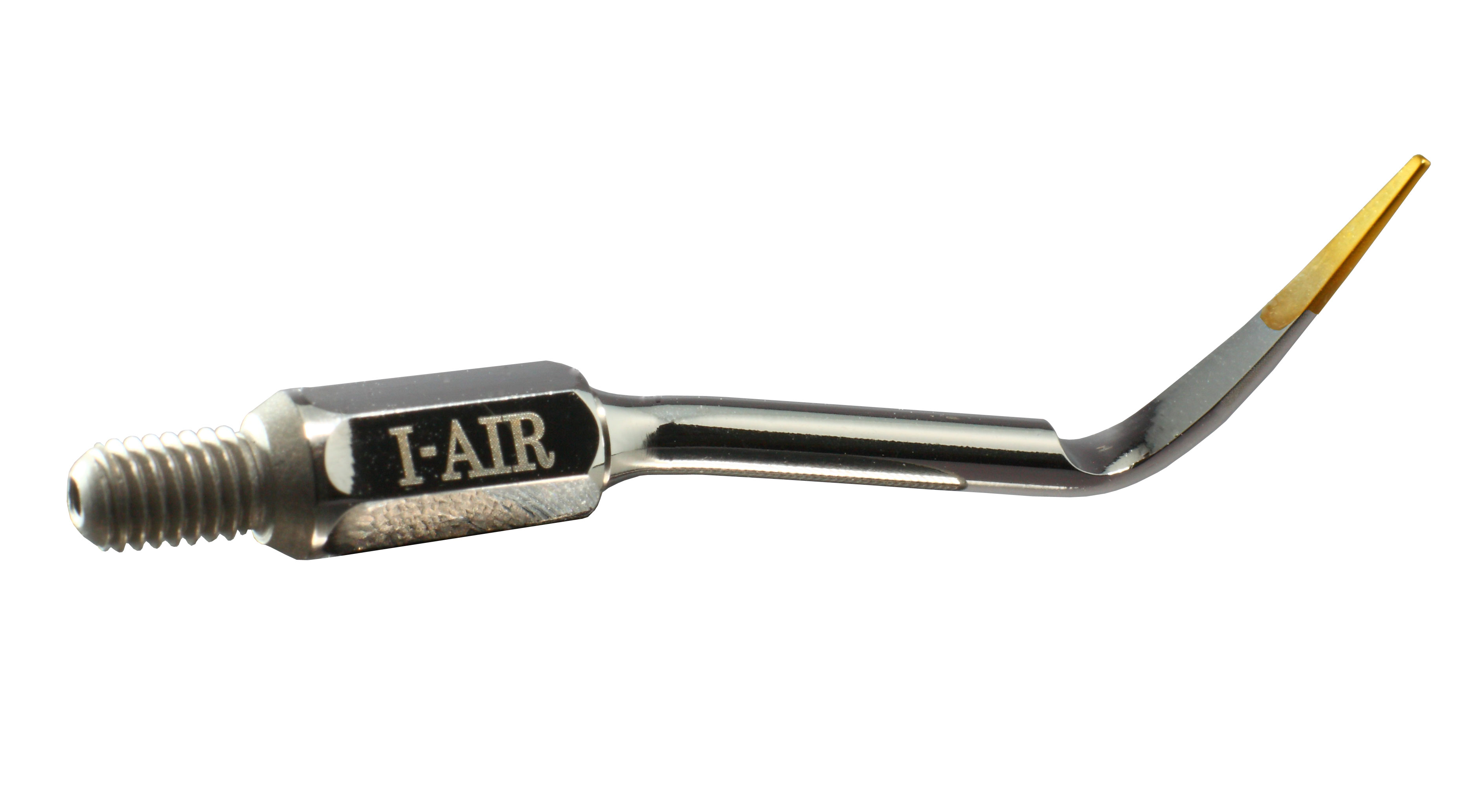 Scorpion Scaling-Tip – Dual-Funktion, Titan-Nitrid, für KAVO Sonicflex 2000-2003, supragingival, CLiP-kompatibel Scorpion Scaling-Tip – Dual-Funktion, Titan-Nitrid, für KAVO Sonicflex 2000-2003, supragingival, CLiP-kompatibel