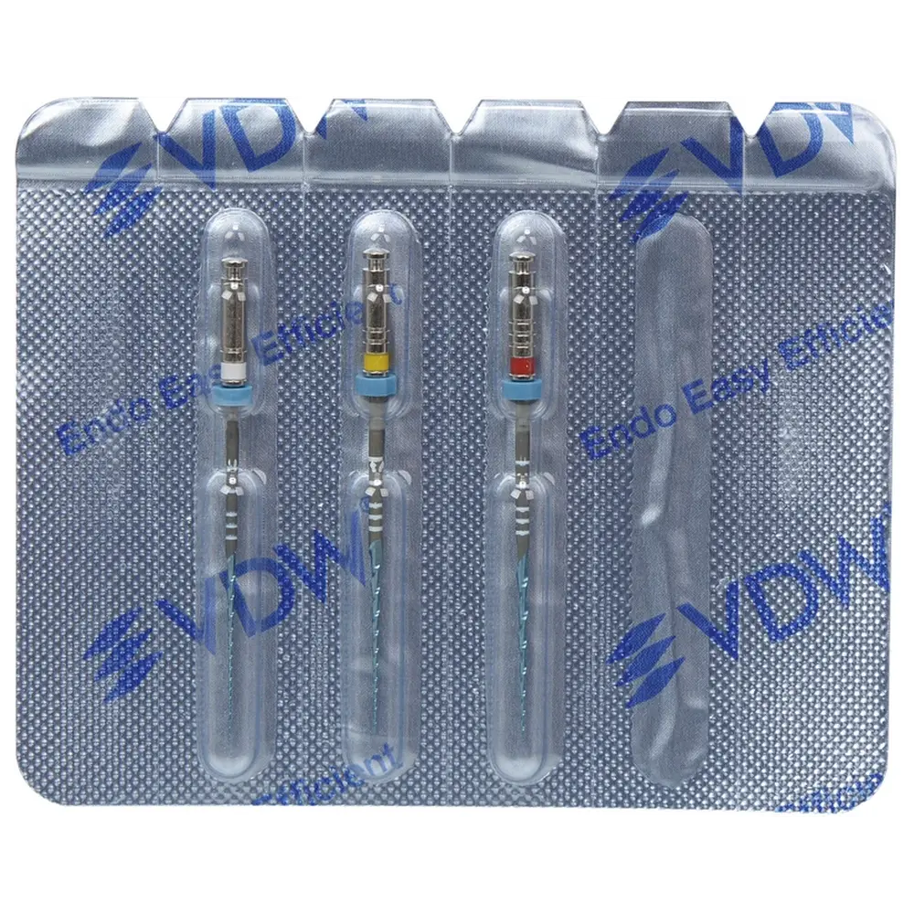 VDW.ROTATE™ NiTi Wurzelkanalfeilen - Packung 3 Stück 31 mm sortiert