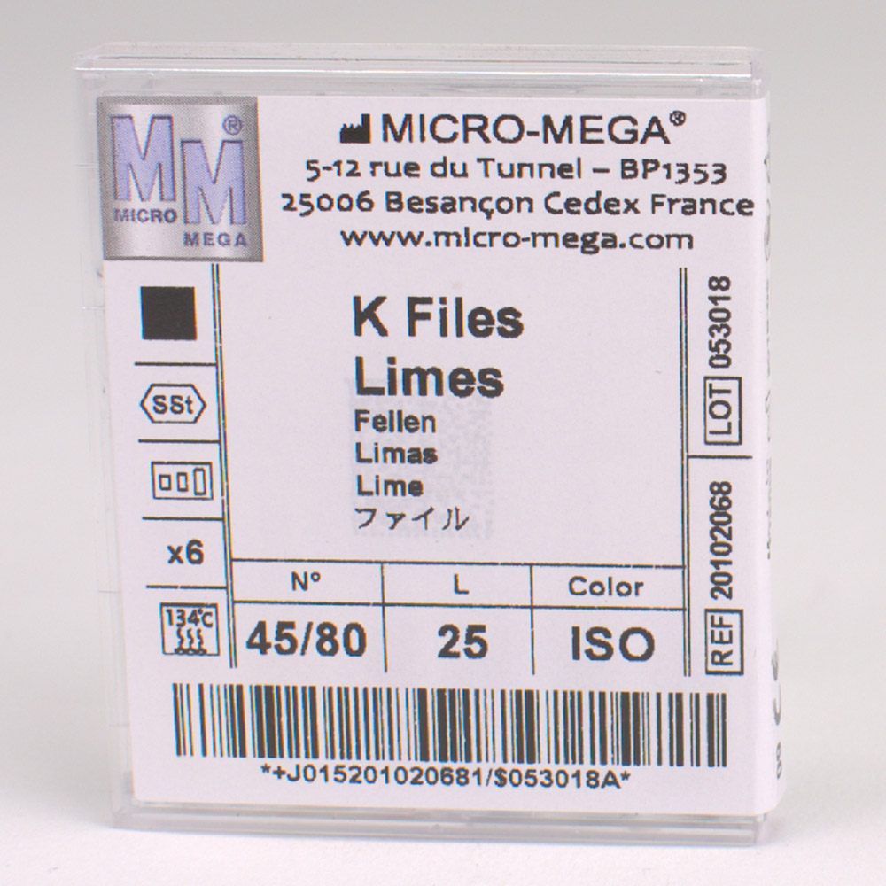 K-Feilen f. Hgd. 25mm Gr.45-80 6St