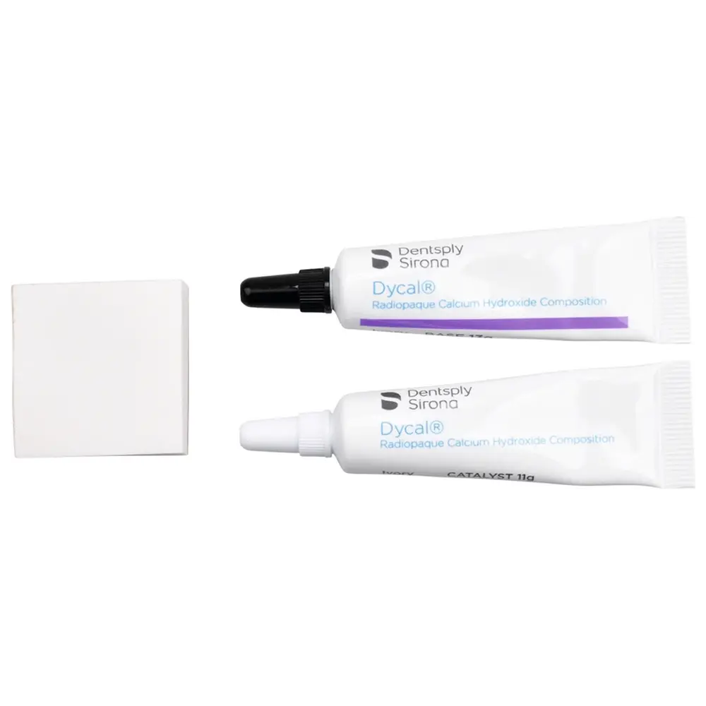 Dentsply Sirona Dycal® - Packung 13 g Basis, 11 g Katalysatorpaste in Tuben elfenbein