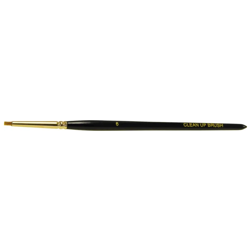 Kentzler-Kaschner TOPDENT Keramik-Pinsel - Stück Clean up Brush 6, feine Synthetik-Rotmarderhaar-Mischung
