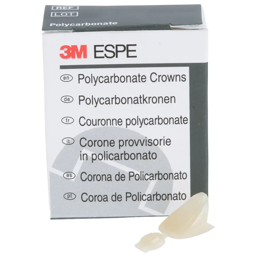 Solventum Dental Solutions Polycarbonat-Kronen - Packung 5 Stück Nr. 28