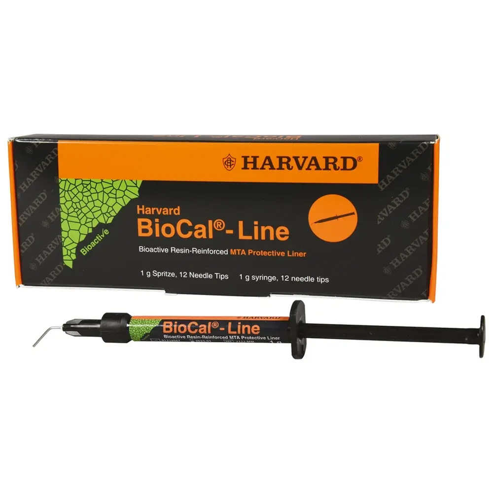 Harvard Dental International Harvard BioCal®-Line - Packung 1 g Spritze, 12 Needle Tips
