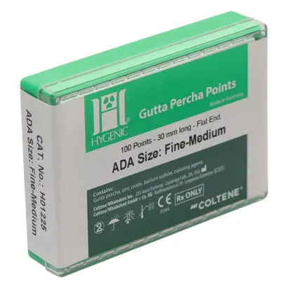 COLTENE HYGENIC® Guttapercha Spitzen Conventional - Box 100 Stück pink, FM