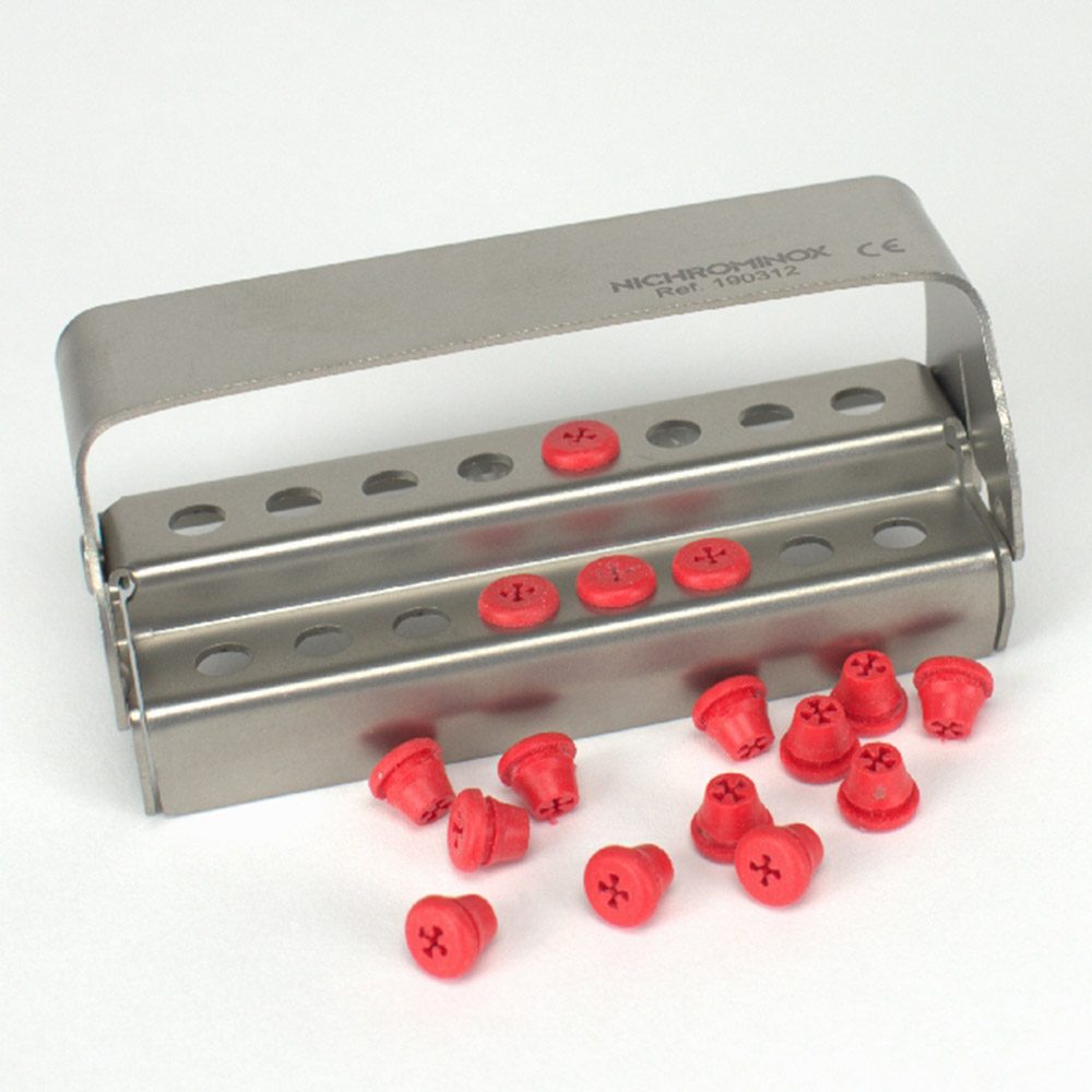 GX207831_Bohrerstaender_Ergo_Plug_16_rot_St Bohrerständer Ergo Plug 16 rot St