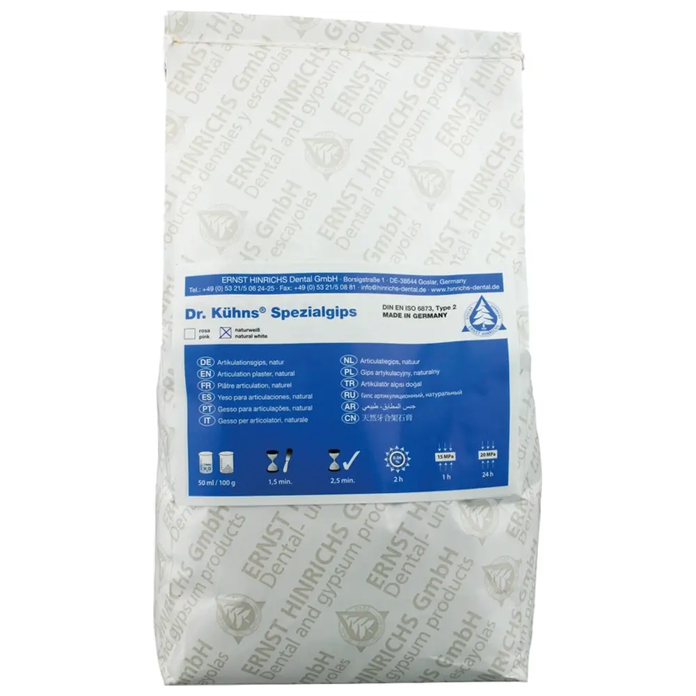 ERNST HINRICHS Dr. Kühns® Spezialgips - Beutel 5 kg Spezialgips rosa
