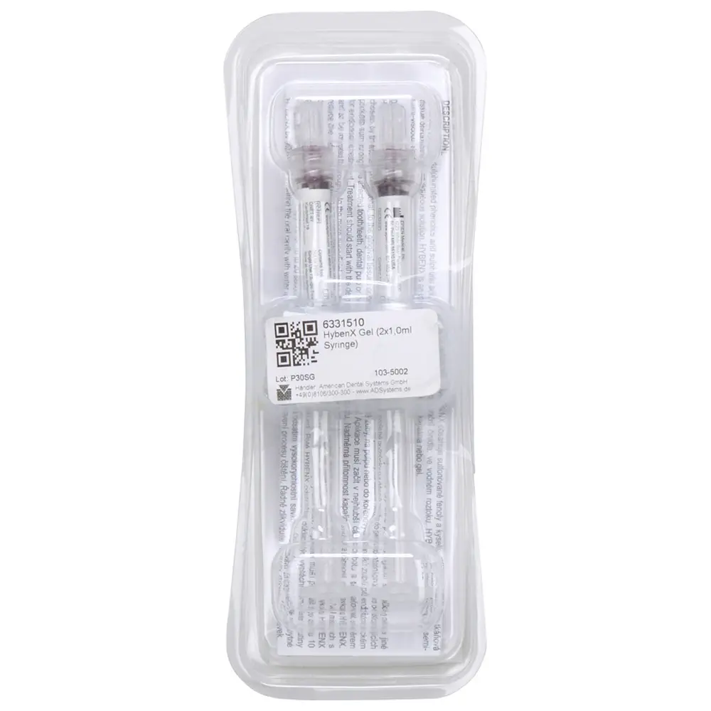 American Dental HybenX - Packung 2 x 1 ml Spritze Gel