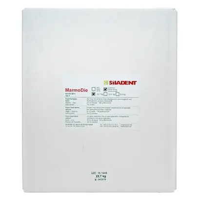 SILADENT MarmoDie - Karton 22,7 kg Naturgips goldbraun