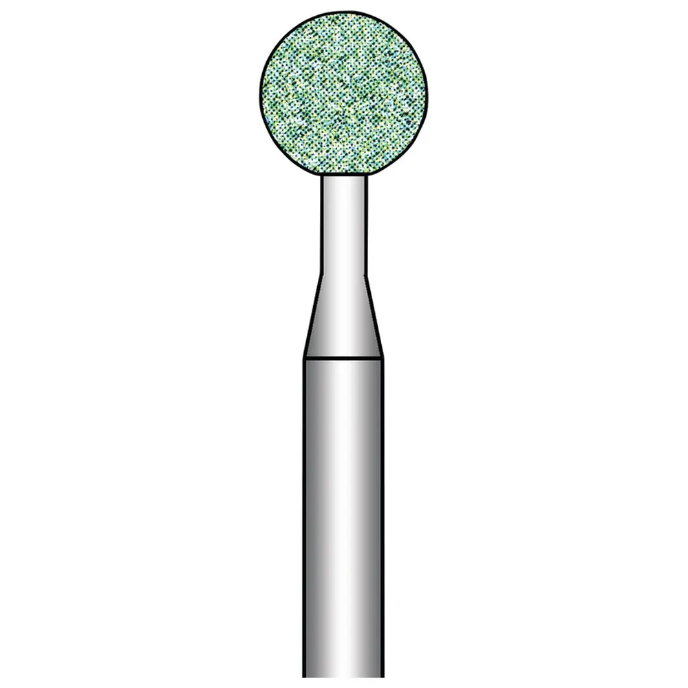 Busch Schleifkörper - Packung 6 Stück grün mittel, RA, Figur 001, ISO 050