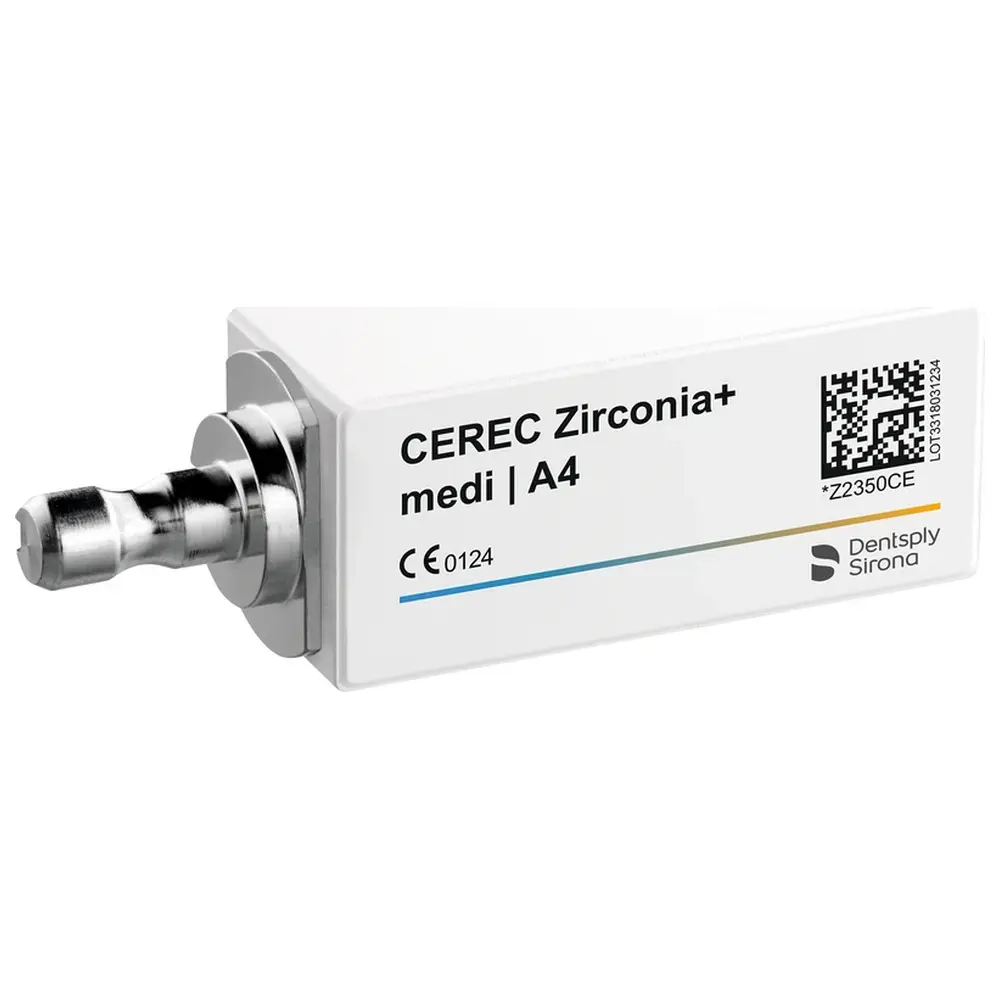 Dentsply Sirona CEREC Zirconia+ - Packung 3 Stück medi A4