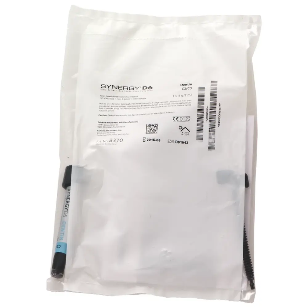COLTENE SYNERGY® D6 - Spritze 4 g dentin C2/C3