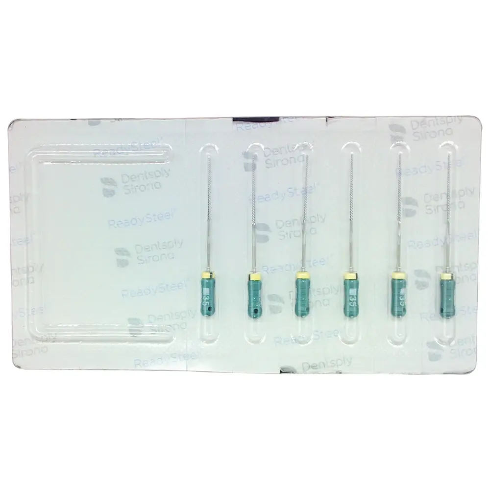 Dentsply Sirona READYSTEEL K-Flexofiles - Packung 6 Stück 31 mm ISO 035