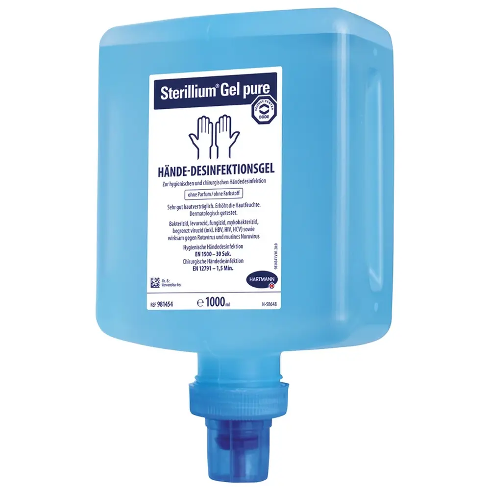 HARTMANN Sterillium® Gel pure - Flasche 1 Liter für CleanSafe Spender HARTMANN Sterillium® Gel pure - Flasche 1 Liter für CleanSafe Spender