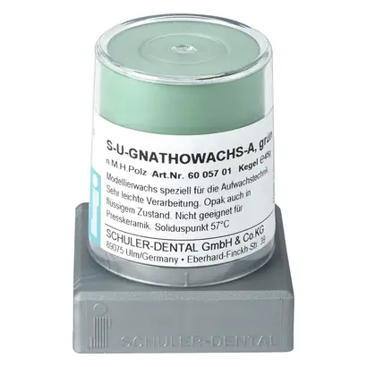 SCHULER-DENTAL S-U-Gnathowachs-A - Kegel 45 g grün