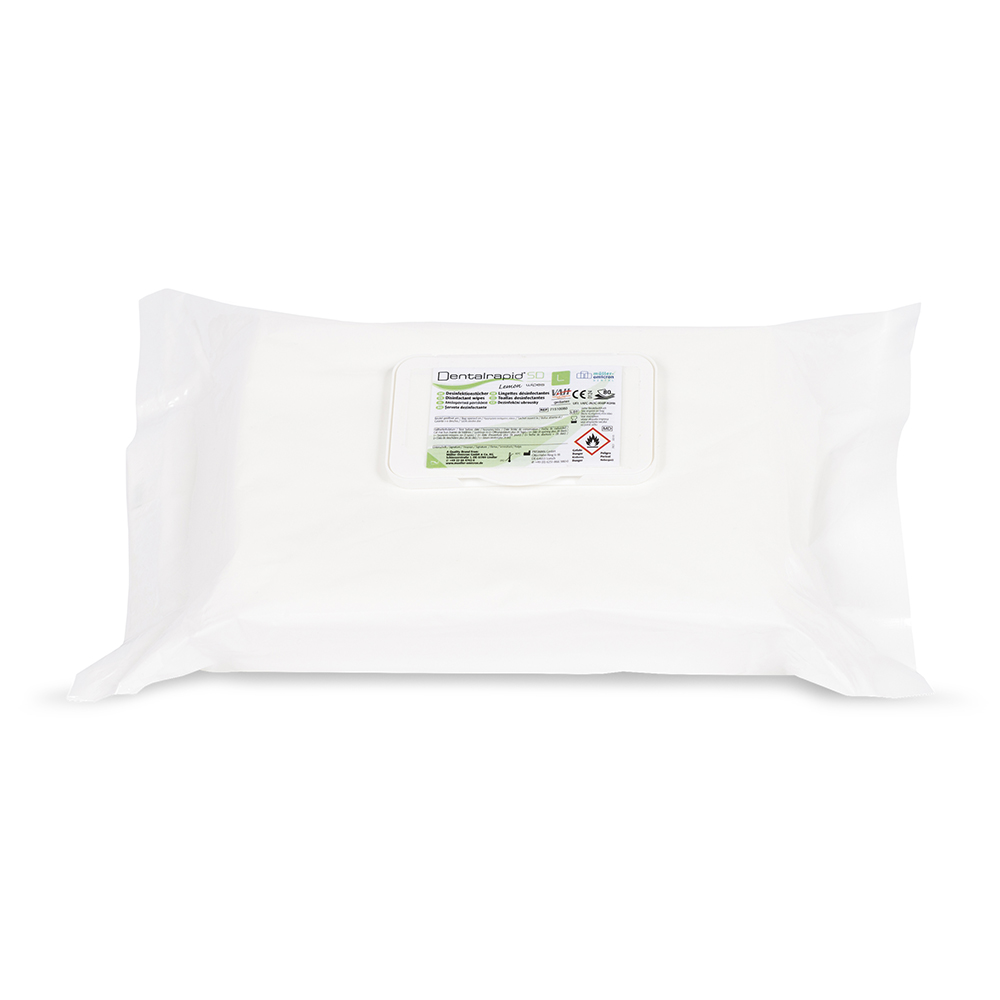 Dentalrapid SD wipes lemon L Flowpa 80Tü